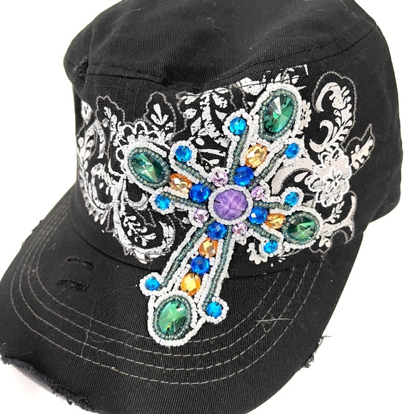 Cross vontage cap. - Picture 2 of 4